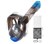 Snorkel , Dive Shield, Full Face Gear, Anti Fog Panoramic View, Anti Leak Swimming Equipment for Adults Women Men Enhancing Snorkeling Comfort Safety 9.06x11.46x13.94 inches