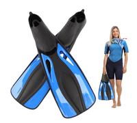Snorkel Fins - Équipement d'entraînement pour la Plage, la Piscine, , l'eau Profonde, 1 Paire de Tongs de plongée réglables