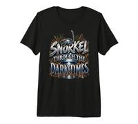 Snorkel Through The Dark Times en apnée dans Les tourbières T-Shirt Haut de Gamme
