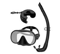 Snorkeling Gear - Anti-Leak Panoramic, Foldable Diving Goggles, with Adjustable Strap and Protective Box | Underwater Swim Face Gear for Training Island Tourism Enthusiasts Beach Trip Snorkel