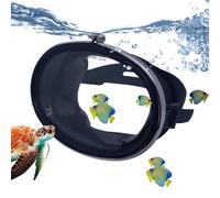 Snorkeling Goggles 16.5cm, High Definition Tempered Glass, with Dive System, Lightweight Design Unit, Easy Wear Gear, Adjustable Buckle Professional for Diving Fishing Snorkeling Equipment