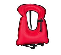 Snorkeling Vest - Inflatable for Adults, Adjustable Safety Straps, Lightweight Buoyancy Support | Swimming Aid Beginners Snorkel Diving Water Sports Up to 220 pounds Capacity