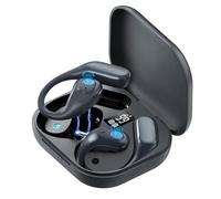 Snorthy AI Ecouteur Traducteur Instantané Buletooth 5.4 Traducteur Vocal Instantané Sans Connexion 164 Langues Oreillette Traduction Instantanée Sans Fil pour Affaires Voyage Sport Études (Gris)