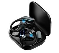 Snorthy AI Ecouteur Traducteur Instantané Buletooth 5.4 Traducteur Vocal Instantané Sans Connexion 164 Langues Oreillette Traduction Instantanée Sans Fil pour Affaires Voyage Sport Études (Gris)