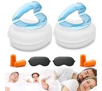 Snorva Anti Ronflement, Officiel Snorva Embout Buccal Anti-Ronflement, Discret Et Confortable, Protege Dent Snorva Pour Hommes Femmes, Stoppe Les Ronflements Dès La 1ère Nuit, Dormez Mieux (2Pcs)