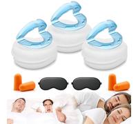 Snorva Anti Ronflement, Officiel Snorva Embout Buccal Anti-Ronflement, Discret Et Confortable, Protege Dent Snorva Pour Hommes Femmes, Stoppe Les Ronflements Dès La 1ère Nuit, Dormez Mieux (3Pcs)