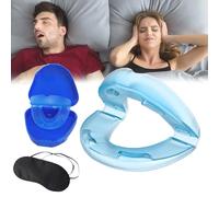 Snorva Anti Ronflement, Snore Anti Ronflement, Embout Buccal Anti Ronflement Snorva Avec Masque De Sommeil, Dispositifs Anti-Ronflement, Protège-Dents Anti-Ronflement Pour Femmes Et Hommes (1Pcs)