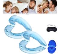 Snorva Anti Ronflement, Taille Universelle Pour Hommes Et Femmes, Embout Buccal Anti Ronflement Silencieux, Dispositif Anti-Ronflement Instantané, Pour Un Sommeil Paisible(2pcs)