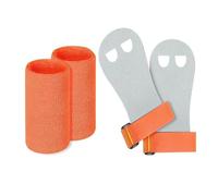 Snorvixre 1 ensemble de poignées de gymnastique et de bracelets absorbant la transpiration, pour le sport et la protection des mains pour les sportifs en gymnastique