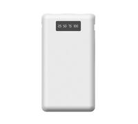 Snorvixre 2 x 21700 Étui de chargement portable avec indicateurs de niveau de batterie numériques ABS Banques d'alimentation Shell Banques d'alimentation avec protection de sécurité