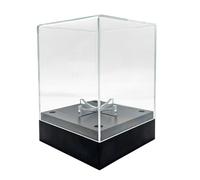 Snorvixre 3. Vitrine rotative multifonctionnelle avec LED de couleur automatique Protection acrylique résistante au soleil pour le sport Objets de collection Sac de sport LED multicolore