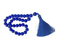 Snorvixre 33 perles en verre, perles de prière islamiques, bracelet Tasbih, bijoux de culte pour la dévotion quotidienne et les cérémonies spirituelles, verre Tasbih pour l'adoration, taille unique