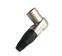 Snorvixre Adaptateur XLR compact pour microphone Lavalier Bodypacks 3/4/5 broches mâle/femelle Type lourd Adaptateur en alliage de zinc