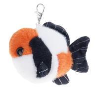 Snorvixre Adorable pendentif en forme de poisson coloré en peluche, porte-clés, sacs, téléphones portables, décoration intérieure de voiture, répandre la joie, bonne chance, sûr, polyvalent