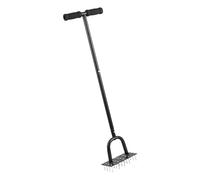 Snorvixre Aérateur de jardin à 20 points avec mécanisme à double ressort pour un ameublissement efficace du sol et une meilleure verdure - Aérateur d'herbe robuste pour l'extérieur