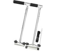 Snorvixre Aide à la conduite en aluminium avec surfaces inoxydables Dispositif de commande manuelle de voiture pour conducteurs handicapés Commandes manuelles réglables pour conducteurs handicapés