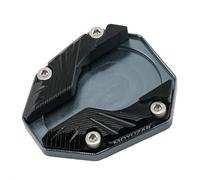 Snorvixre Alliage d'aluminium Béquille latérale de vélo Scooter Extension de plaque élargie pour Mmax2 110p Kickstand Side Stand Extension Pad Plate