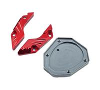 Snorvixre Alliage d'aluminium Béquille latérale de vélo Scooter Extension de plaque élargie pour Mmax2 110p Kickstand Side Stand Extension Pad Plate