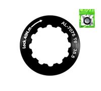 Snorvixre Anneau de sécurité puissant en aluminium mélangé, usiné avec précision pour un ajustement ferme et contre le relâchement, bande de vélo anodisée pour la protection