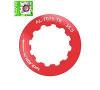 Snorvixre Anneau de sécurité puissant en aluminium mélangé, usiné avec précision pour un ajustement ferme et contre le relâchement, bande de vélo anodisée pour la protection