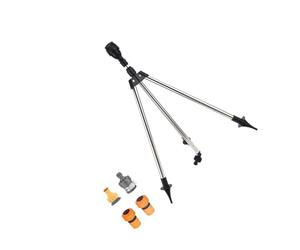 Snorvixre Arroseur sur trépied avec réglage flexible de la pulvérisation 3/4" Raccord universel anti-fuite pour un arrosage efficace des plantes Humidité du sol Arroseur d'arrosage optimisé