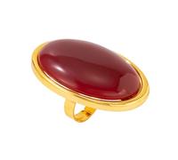 Snorvixre Bagues en résine tendance, pierres précieuses, pièce centrale, géométrique, vintage inspirée pour offrir et personnaliser des styles vintage, comme décrit