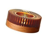 Snorvixre Base de théière en alliage d'aluminium avec isolation thermique, design réducteur de bruit pour réunion de famille, théières paisibles, événements, chauffe-théière en aluminium