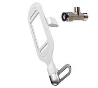 Snorvixre Bidet pour toilettes avec double buse autonettoyante et embout de pulvérisation réglable