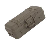 Snorvixre Boîte de rangement ergonomique en plastique divisée, boîte de rangement portable pour l'extérieur pour la navigation sauvage, outils et articles médicaux, organisateur d'outils d'extérieur