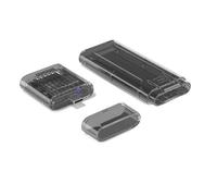 Snorvixre Boîtier NVMe à installation instantanée avec refroidissement avancé et construction conviviale pour les voyages, boîtier de lecteur sans outil