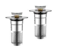 Snorvixre Bouchon de vidange pratique et bac de récupération design sans obstruction, panier filtrant accessoires pour bac de récupération de baignoire