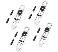 Snorvixre Boucle de suspension à la taille, porte-clés, boucles, décapsuleur, porte-clés, clip de suspension, crochet, porte-clés, boucle, décapsuleur