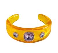 Snorvixre Bracelet élégant et scintillant avec ornement en cristal, accessoire de bracelet réglable, bracelet tendance, taille unique, comme décrit