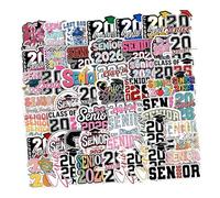 Snorvixre Bulk Transferts de finition Senior Twenty Six Thème Unique Décoratif PVC pour Scrapbooking Électronique Dons de Coeur Scolaire Transferts de Livres de Souvenirs Senior