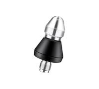 Snorvixre Buse haute pression rotative résistante à la corrosion, raccord rapide 1/4", outil de nettoyage de canalisations inoxydable pour tuyaux bouchés, raccord rapide adaptateur de tuyau d'arrosage