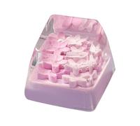 Snorvixre Capuchons de touches en colophane à fleurs noires pour claviers mécaniques. Plan clair et durable avec toucher physique agréable. Touches mécaniques claires