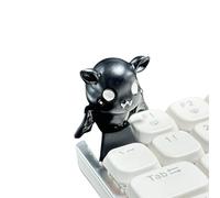 Snorvixre Capuchons de touches mécaniques au caractère horreur, design de support en plastique pour les amateurs de jeu, tête de mort, momies