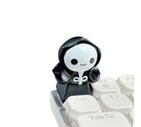 Snorvixre Capuchons de touches mécaniques au caractère horreur, design de support en plastique pour les amateurs de jeu, tête de mort, momies