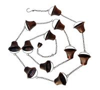 Snorvixre Chaîne de pluie créative en fer pour gouttières extérieures - Drainage décoratif en fer