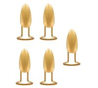 Snorvixre Cinq paquets de clous mécaniques de mode pour les personnes élégantes, anneaux en cuivre confortables et réglables pour un usage quotidien, accessoires de doigts réglables