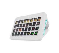 Snorvixre Clavier portable à 32 touches avec macros personnalisables et console visuelle pour le contrôle streamdeck en direct « Visual Console »