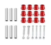 Snorvixre Club Car Douilles avant avec vis Ressort à lame arrière et manchons pour chariot de golf Pièce de suspension de golf Ressort de lame Manille