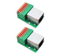 Snorvixre Connexions rapides, bornes RJ45, adaptateur de bloc, prises 8 broches, installation de rails DIN pour le câblage d'appareils d'automatisation, connexion Ethernet sans outil
