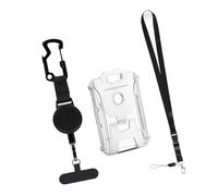 Snorvixre Cordon rétractable universel, mousqueton, porte-badge, sangle amovible pour smartphones, accessoires clés, porte-clés rétractable