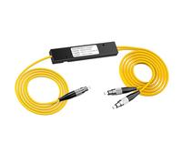 Snorvixre Coupleur ABS 1 x 2 avec faible perte d'insertion inférieure à 0,3 Répartiteur de fibre optique, idéal pour les petits réseaux d'entreprise Répartiteur de fibre optique, boîtier ABS pour