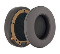 Snorvixre Coussinets antiallergiques de couleur crème - Couche en forme d'éponge ventilée - Ne glisse pas - Conception d'écoute renforcée pour casque de studio - Coussinets ajustés