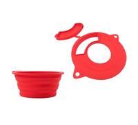 Snorvixre Couvercle anti-fuite et verre doseur précis, accessoires de cuisson, texture silicone, convient pour blender et bol mélangeur