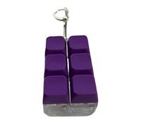 Snorvixre Crochets lumineux LED pratiques pour clés de sac à dos et fixation rapide à une chaîne en plastique en cas de faible luminosité avec fonction lumineuse, lilas, taille unique