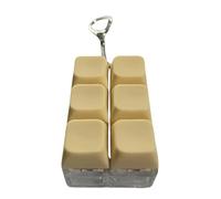 Snorvixre Crochets lumineux LED pratiques pour clés de sac à dos et fixation rapide à une chaîne en plastique en cas de faible luminosité avec fonction lumineuse, beige, taille unique