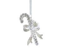 Snorvixre Décorations de vacances modernes Ornement suspendu en plastique incassable pour les fêtes de Noël Décoration 15 x 9 cm Décorations de Noël en acrylique durable